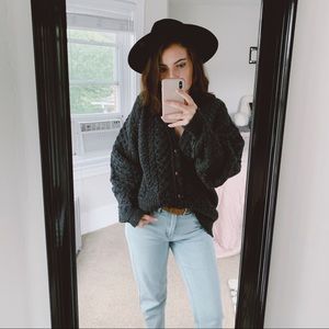 VINTAGE | Wool Oversized Fisherman’s Cardigan